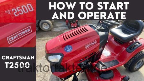 Craftsman T2500 technische daten 