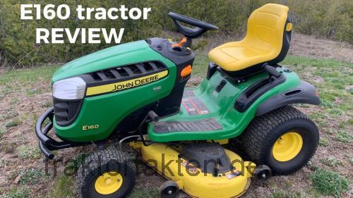 John Deere E160  technische daten 
