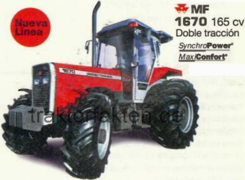 Massey Ferguson 1670  technische daten 